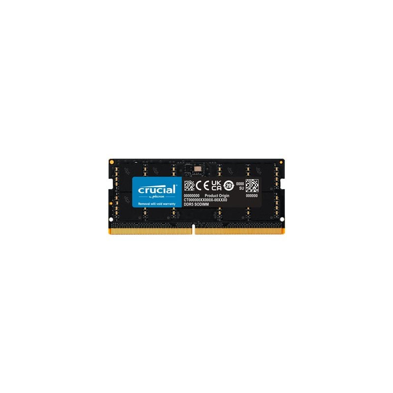 ram so-dimm ddr5 1x32gb crucial 5600mhz cl46 1.1v nero [ct32g56c46s5t]