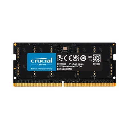 ram so-dimm ddr5 1x32gb crucial 5600mhz cl46 1.1v nero [ct32g56c46s5t]