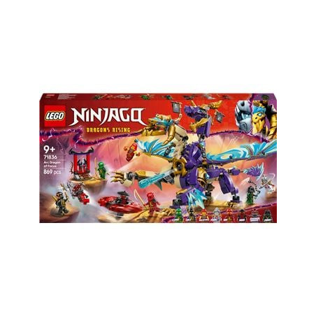 set di gioco lego ninjago arco: il drago della concentrazione multicolore