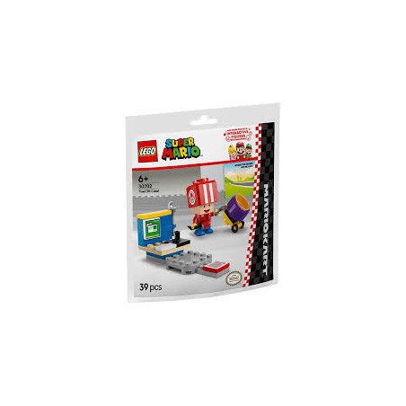 set di gioco lego 30702 mario kart toad pitstop - sacchetto di