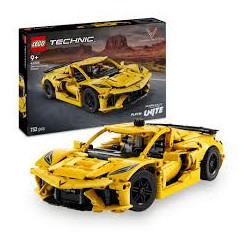 kit modello lego technic 42205 chevrolet corvette stingray giallo