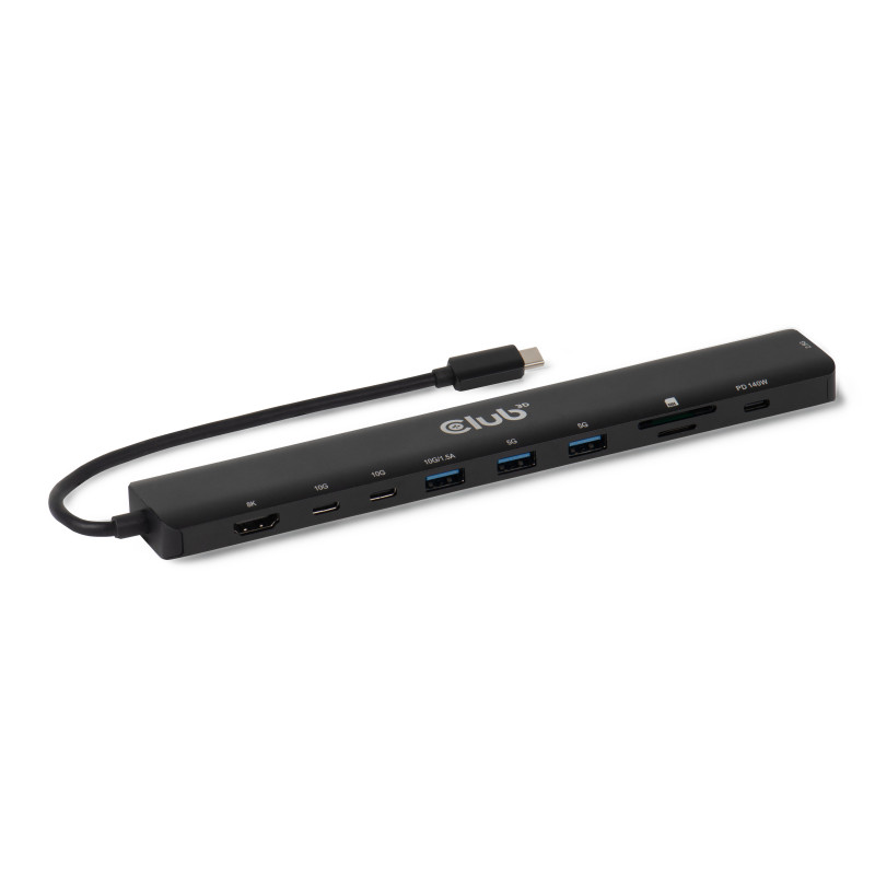 hub usb club-3d csv-2550 10in da usb-c 10gbps a hdmi
