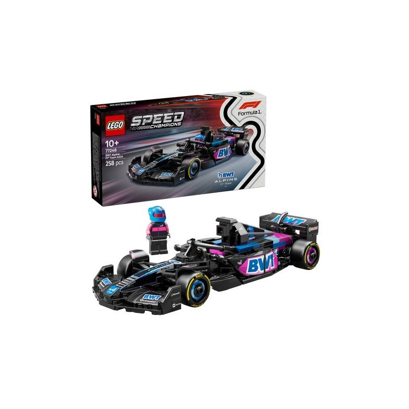 gioco da costruzione lego speed champions auto da corsa bwt alpine