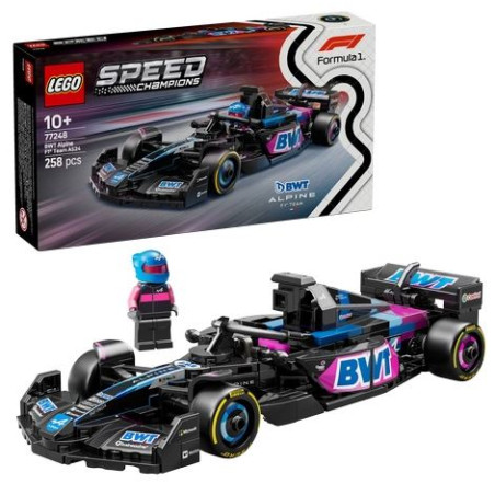 gioco da costruzione lego speed champions auto da corsa bwt alpine