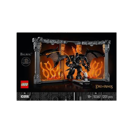 set di costruzione lego icons 10367 il signore degli anelli: balrog