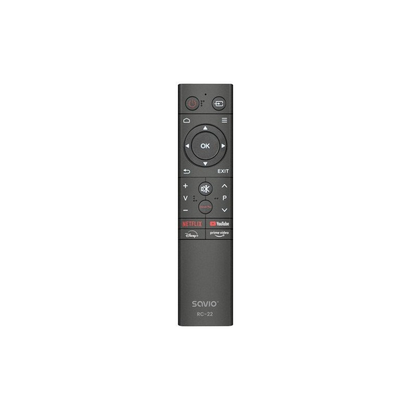 telecomando tv savio rc-22 universale 10in1 ir wireless nero