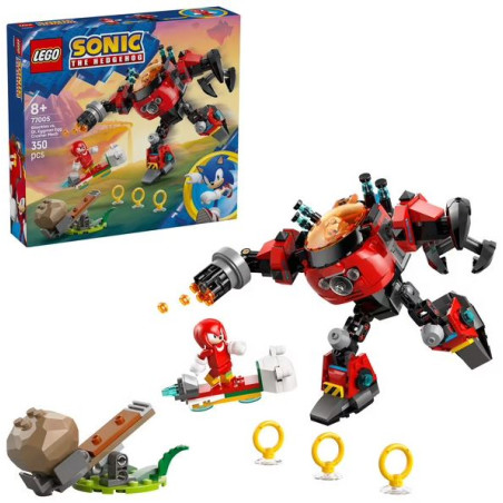 set da costruzione lego sonic the hedgehog knuckles contro l'egg