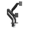 supporto digitus da-90474 per doppio monitor 45" max 2x20kg