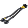 cavo adattatore akasa ak-cbpw35-20 2 connettori 4+4 pin con