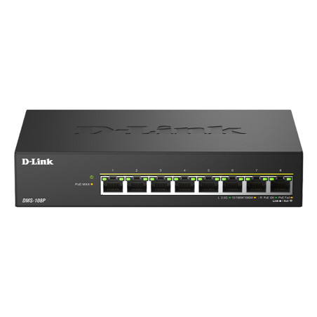 switch d-link dms-108p non gestito 8 porte gigabit ethernet
