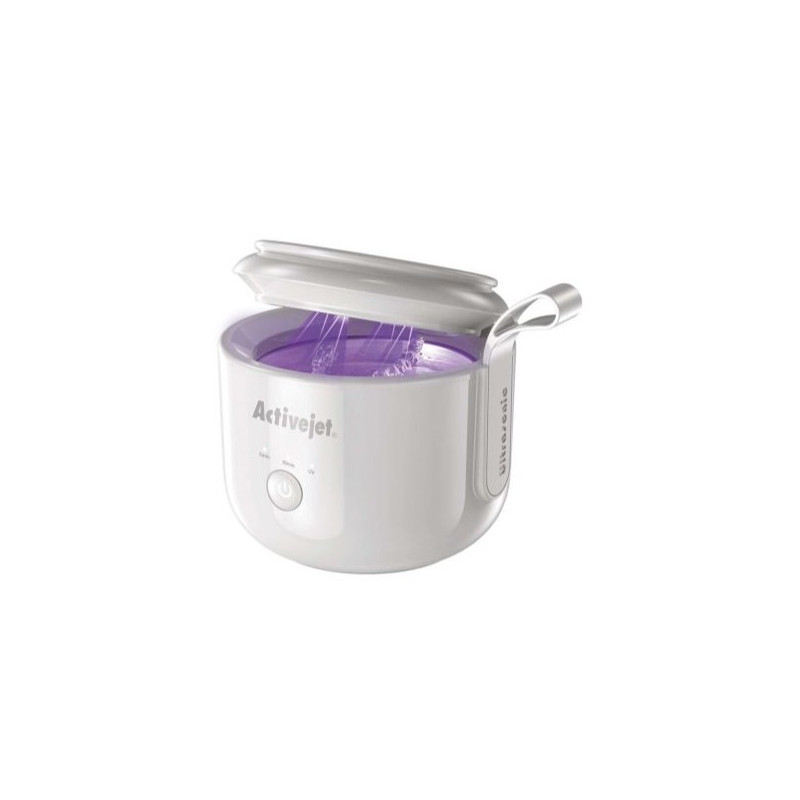 pulitore a ultrasuoni activejet con sterilizzazione uv usb 125ml