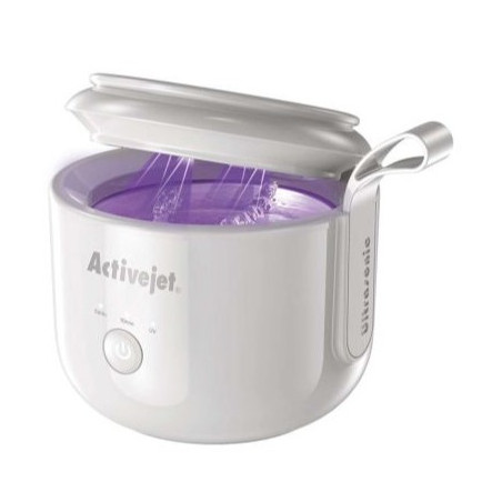 pulitore a ultrasuoni activejet con sterilizzazione uv usb 125ml