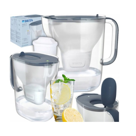 caraffa filtrante brita style essential xl 3.6l grafite
