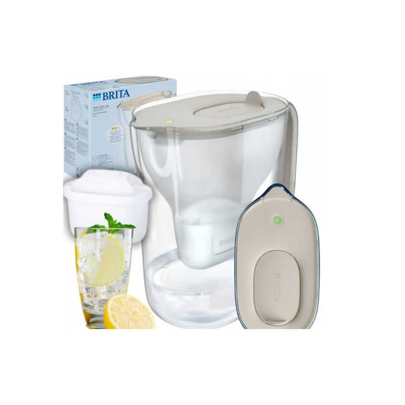 caraffa filtrante brita style essential xl 3.6l beige