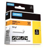 Nastro in vinile dymo d1 rhinopro 19mmx5mt colore arancione stampa