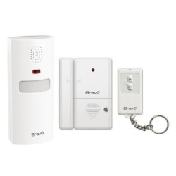 kit allarme movimento sirena sensore porta finestra bravo con telecomando