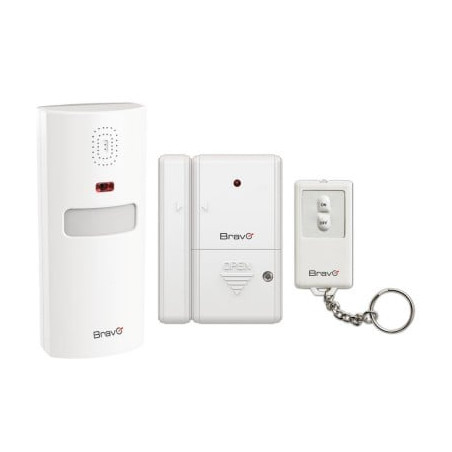 kit allarme movimento sirena sensore porta finestra bravo con telecomando