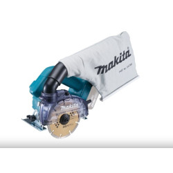 tagliadiamanti makita senza fili 18v lama da 125mm blu nero [dcc500z]