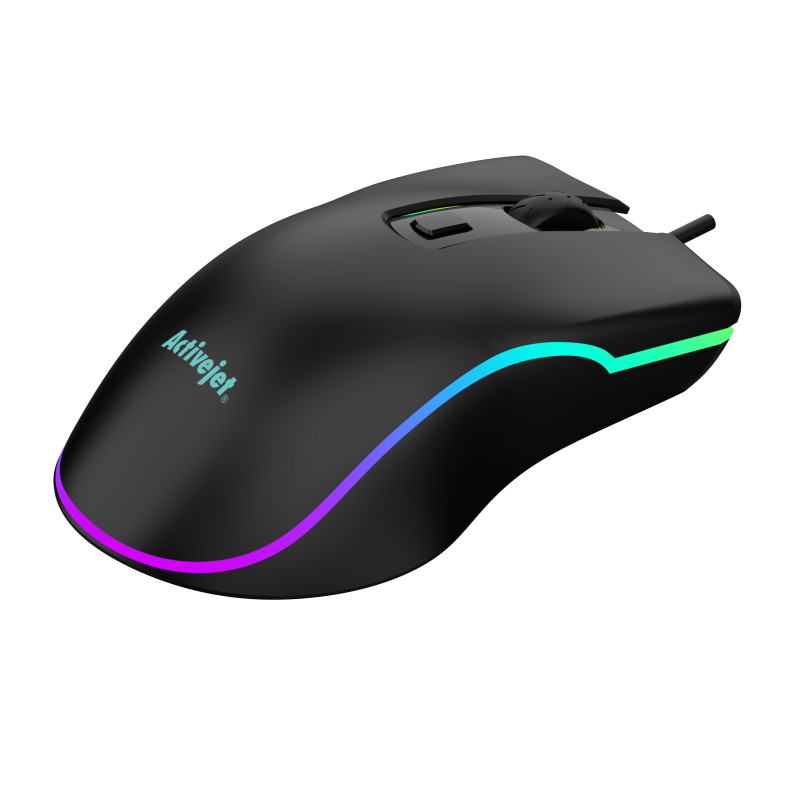 mouse activejet cablato con retroilluminazione usb-a 2000dpi