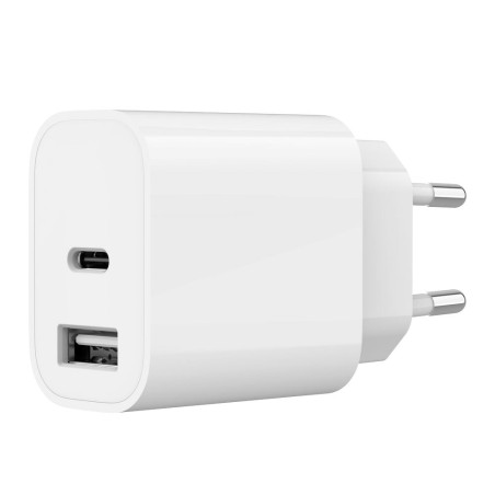 alimentatore da rete gembird universal 12w 2.4 usb tipo a+c bianco