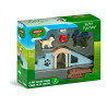 set di statuine schleich area giochi con cuccioli in plastica 12pz