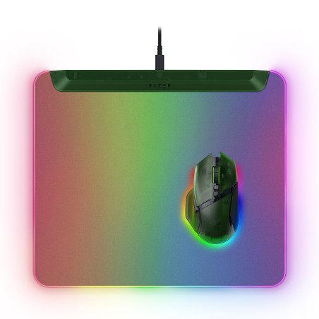 tappetino per mouse razer firefly v2 pro phantom green edition nero