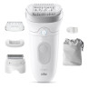 epilatore braun silk-epil 7-041 32 pinzette per corpo bianco