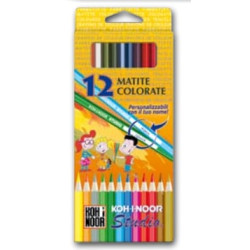 astuccio 12 matite colorate studio gold kohinoor [dh3652g]