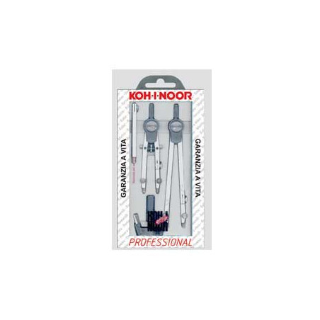 compasso professional 155mm 5pz kohinoor [h9222n]