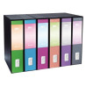 registratore a leva dox 6 pz. verde marrone [d26212]