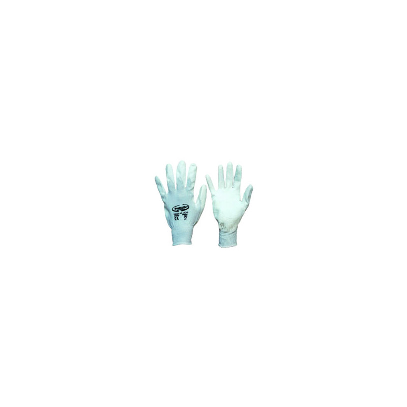 guanti poliuretano bianchi 8 protexio 01261 (p 12) [protexio ]