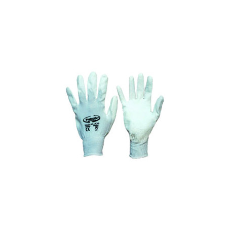 guanti poliuretano bianchi 8 protexio 01261 (p 12) [protexio ]