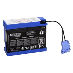 batteria peg perego 12v 4.5ah per autoveicoli giocattolo blu [kb0032]