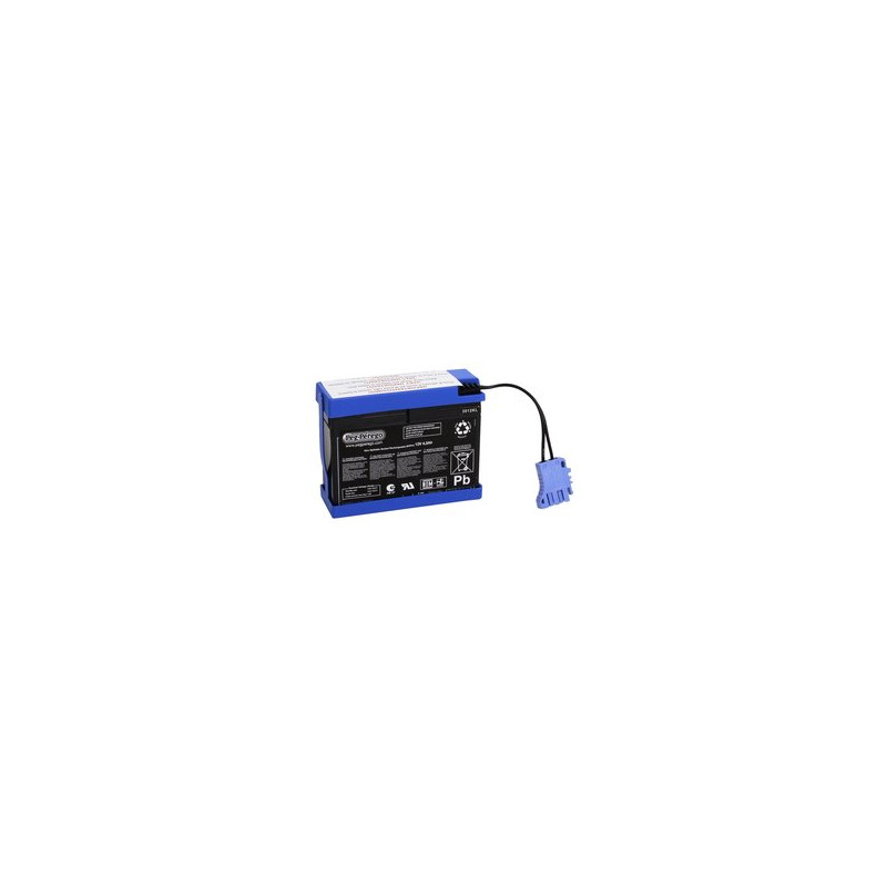 batteria peg perego 12v 4.5ah per autoveicoli giocattolo blu [kb0032]