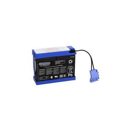 batteria peg perego 12v 4.5ah per autoveicoli giocattolo blu [kb0032]
