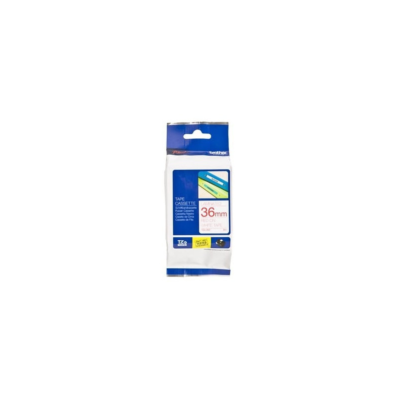 nastro per stampante brother tze262 bianco [tze262]