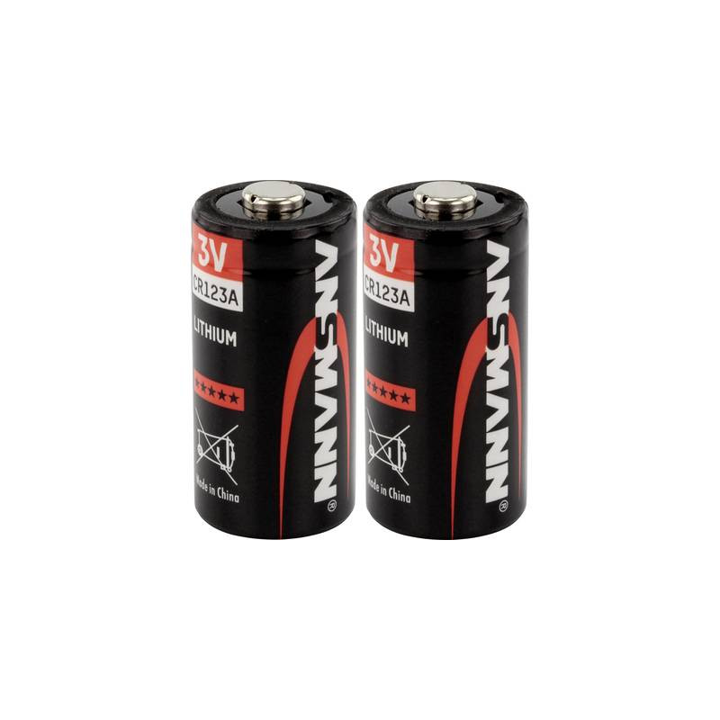 batteria per fotocamera cr-123a litio ansmann cr17335 1375 mah