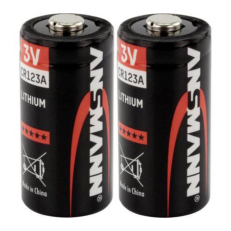 batteria per fotocamera cr-123a litio ansmann cr17335 1375 mah