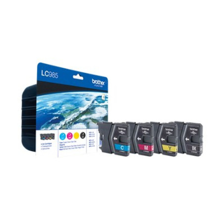 cartuccia brother lc985 multipack ciano, magenta, nero, giallo-