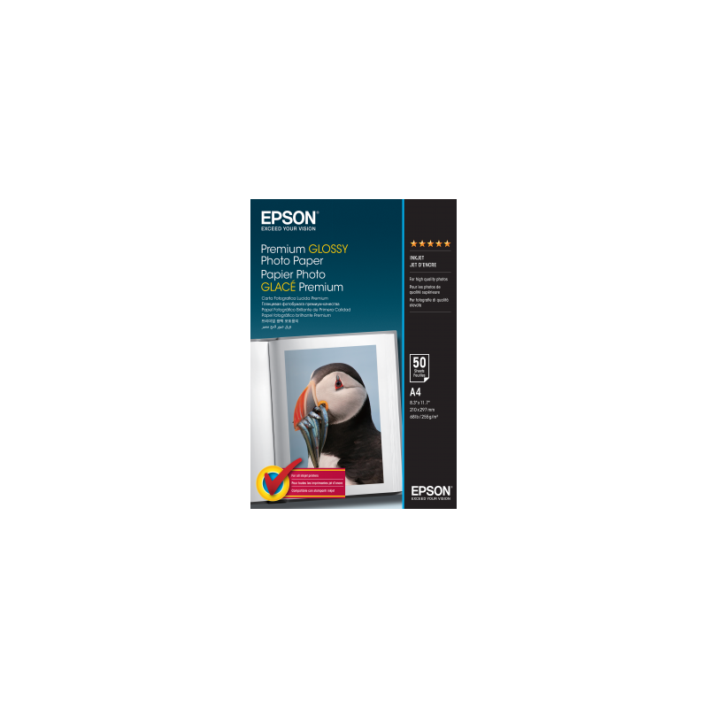 carta fotografica lucida premium a4 50 fogli [c13s041624]