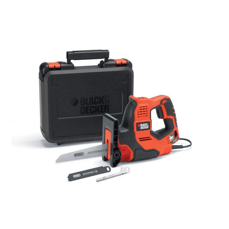 sega elettrica black & decker 2700 spm 500w nero/arancione [rs890k-qs]