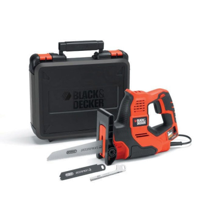 sega elettrica black & decker 2700 spm 500w nero/arancione [rs890k-qs]