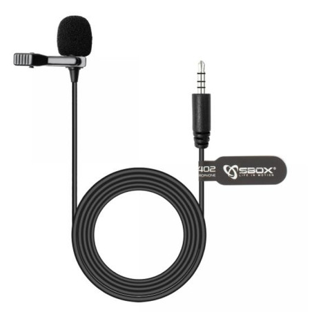 microfono sbox pm-402 con adattatore pc