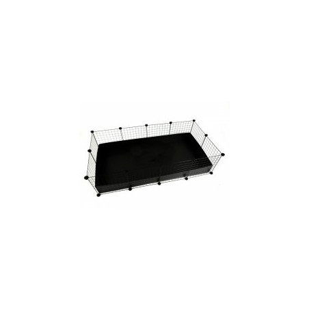 recinto per cane c e c 3x2 145x75 cm nero