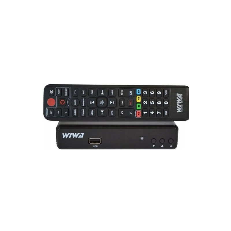 sintonizzatore wiva h.265 lite con telecomando nero [2790z]