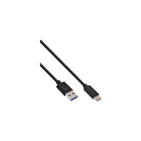 Cavo usb inline usb3.1 type c maschio a type a maschio nero 0,5m