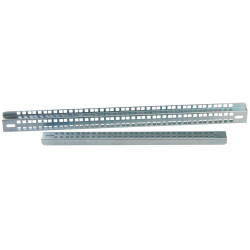 coppia di staffe orizzontali techly per armadi rack 19''