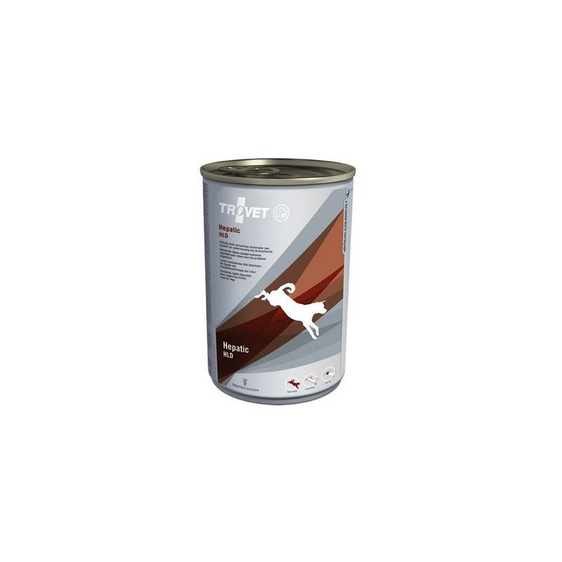 cibo umido per cani trovet epatico hld karma dla psa con pollo 400g