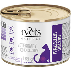 cibo umido per gatti 4vets naturale gastro intestinale 185g