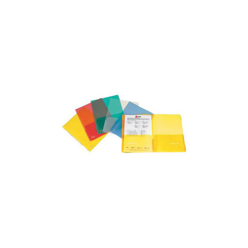 cartellina con tasca king mec full trasparente 21x29.7cm [00111418]
